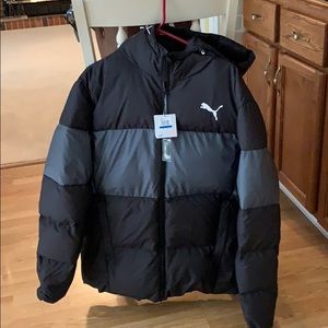 Men’s puffer puma coat!